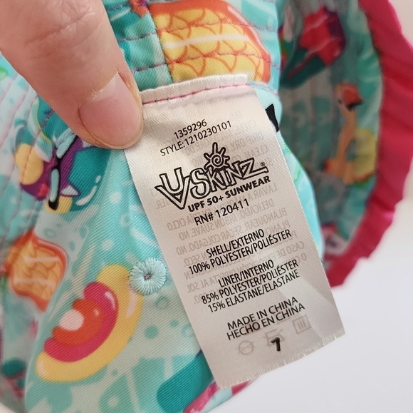 UV Skinz Pink Kids Sun Hat - Picture 3 of 4